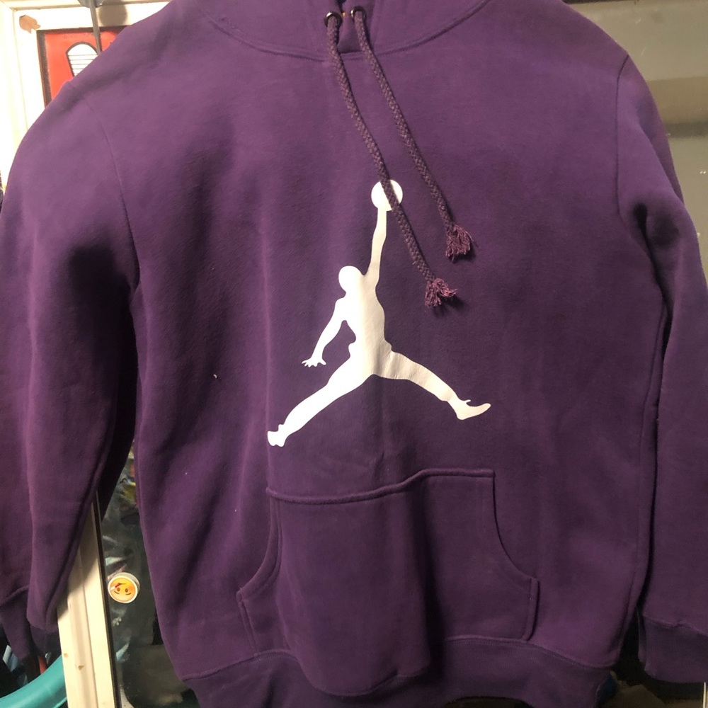 purple jordan hoodie